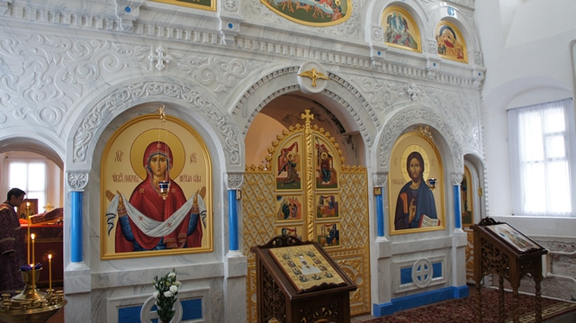 Служба на подворье Спасо-Влахернского женского монастыря